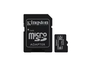   Kingston 32GB microSDHC Kingston Canvas Select Plus A1 CL10 100MB/s + adapter